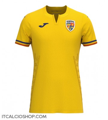 Romania Prima Maglia Europei 2024 Manica Corta